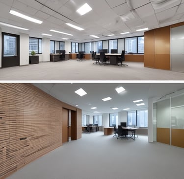 photo of white staircase