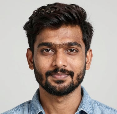Portrait of a smiling middle-aged man in a casual shirt, representing a satisfied client.