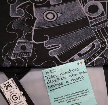 sudadera prehispanica color negro tezcatlipoca el espejo humeante