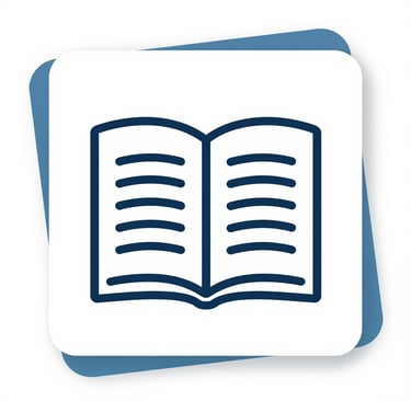 A simple flat illustration of a computer printer printing a document on white paper.