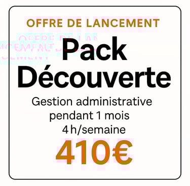 Pack Découverte de gestion administrative pour entrepreneurs et entreprises