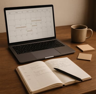 Organisation administrative et gestion du planning sur bureau professionnel