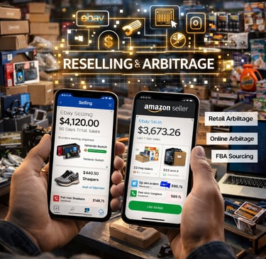 Reselling and arbitrage in action
