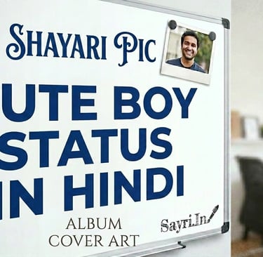 Cute Boy Status in Hindi