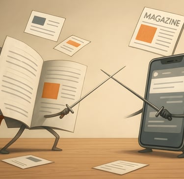 duel print VS digital