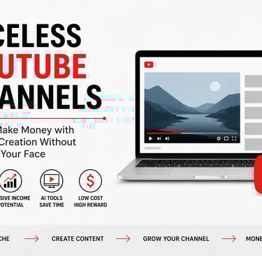 Faceless YouTube Channels How to Make Money with Content Creation Without Showing Your Face 