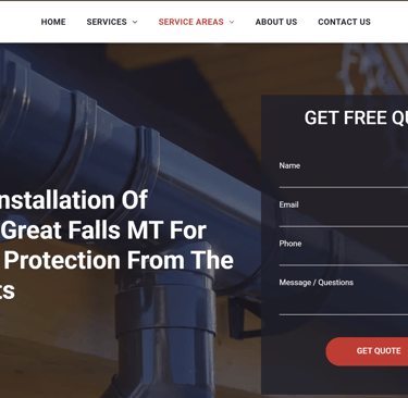 Montana Gutter Pro's LLC does service Great Falls Montana for all gutter related services