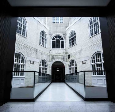 internal bridge at Lambeth Town Hall