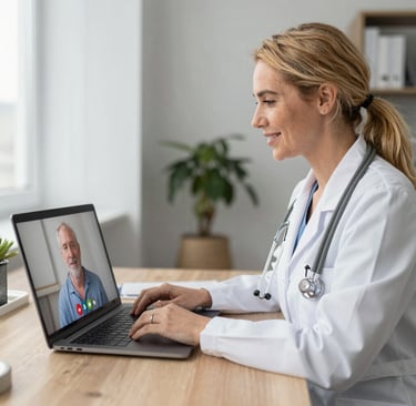 Close-up of a luxury black leather notebook with silver pen resting on a dark marble desk.