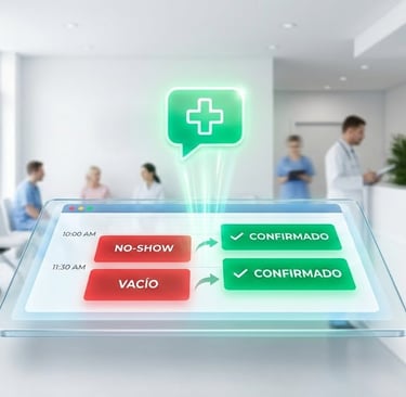 Huecos en la agenda médica por pacientes que no acuden a su cita