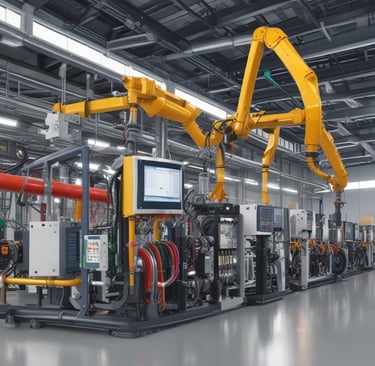 Creative brainstorming session with colorful sticky notes on a wall