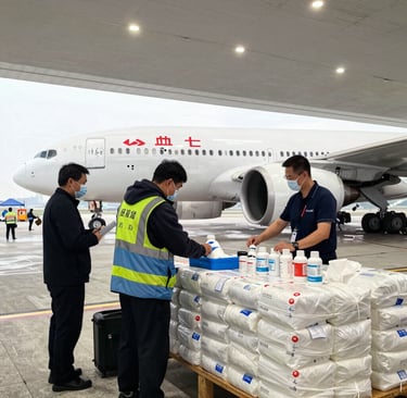 Scene of a team discussing health project plans around a table with documents.