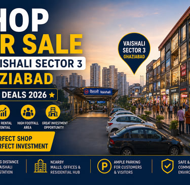 Shop for Sale in Vaishali Sector 3 Ghaziabad 