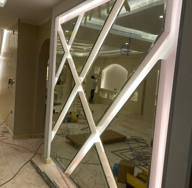 معلم تركيب زجاج مكه