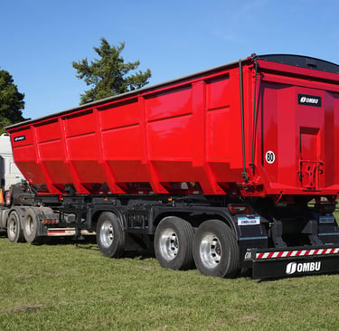 Remolque volcador OMBU para transporte agrícola en NOA