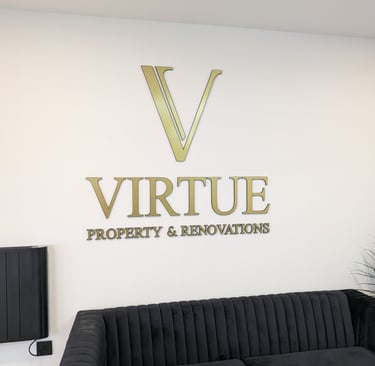 Custom wall sign supplied and fitted for our client