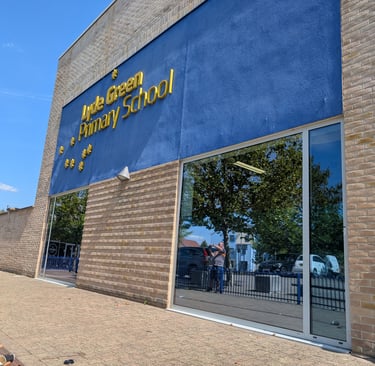 Window tints supplied and fitted for a local school