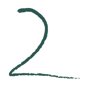 Dizaino elementas - skaičius: du