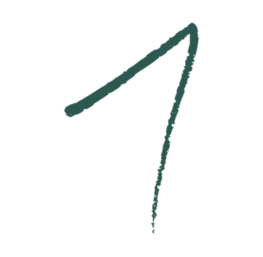 Dizaino elementas - skaičius: vienas