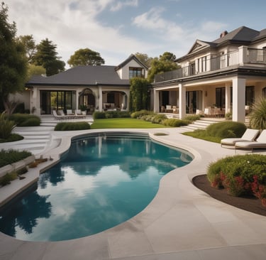 low-angle photo of white building under white sky