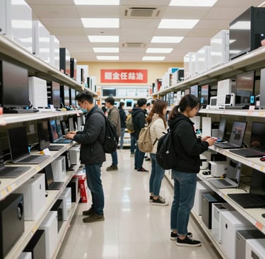 Close-up of a beautifully packaged product with vivavitrine branding on a clean table.