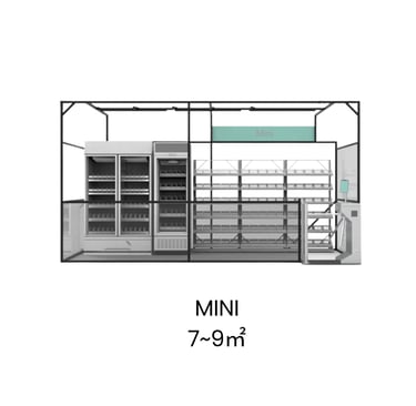 Pašapkalpošanās veikals 7-9m2