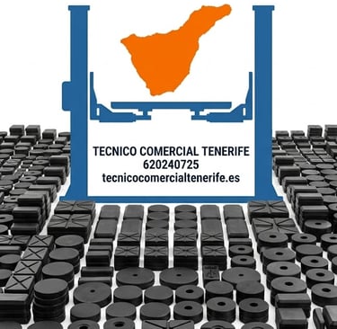Tacos de Goma para Elevadores de Coches en Tenerife