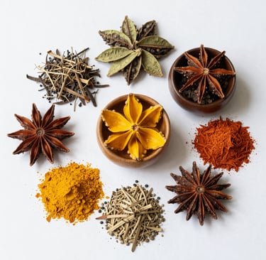 Close-up of rich, earthy Ceylon cinnamon sticks bundled with rustic twine on a wooden table.