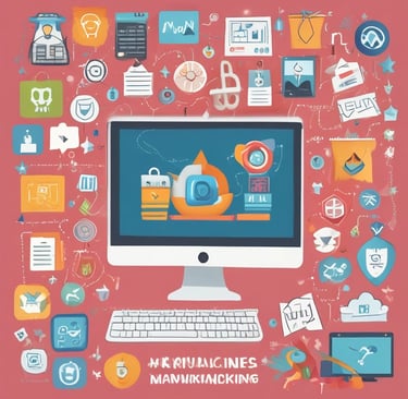 A cozy workspace with a laptop displaying affiliate marketing stats and a cup of coffee nearby.