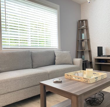 Living Room at this Cayman Islands condo at Lakeside