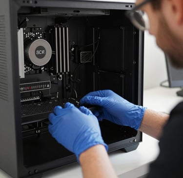 photo of white staircase