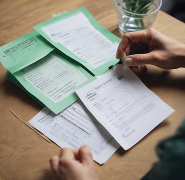 chili pepper and green fruit on green surface