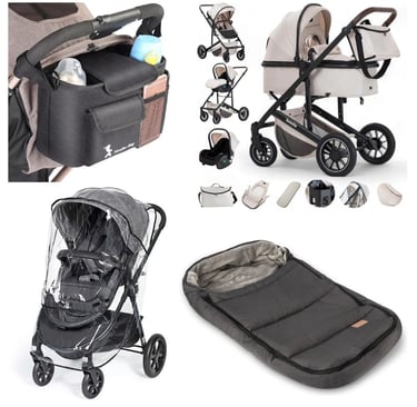 Kinderwagen keuzehulp met een overzicht van de beste en meest comfortabele kinderwagens, inclusief 3