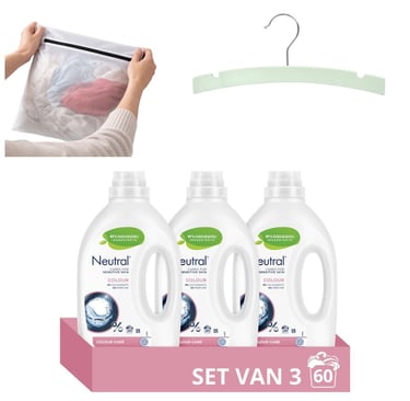 Onmisbare producten voor het veilig wassen van babykleding, waaronder hypoallergeen parfumvrij wasmi