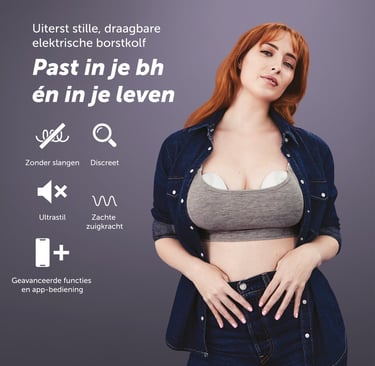 Elvie Pump dubbele electrische borstkolf die onzichtbaar in een bh past