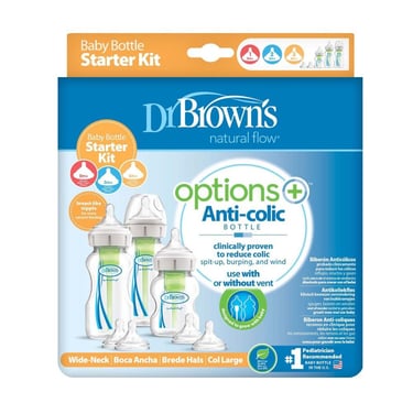 Dr. Brown's Options+ babyfles in originele verpakking - review van de anti-koliek fles