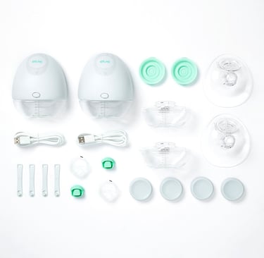 Elvie Pump dubbele electrische borstkolf alle onderdelen