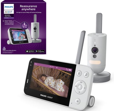 Philips Avent Connected babyfoon met camera en draadloze ouderunit