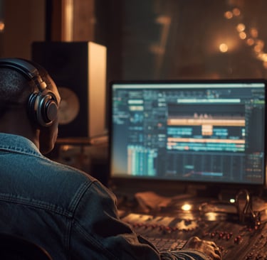 Estúdio de Gravação Profissional IA