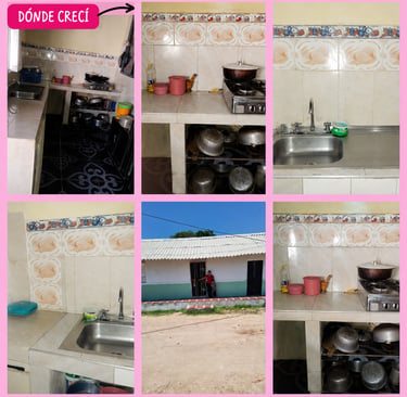 Inicio de mi historia en la cocina de mi abuela.