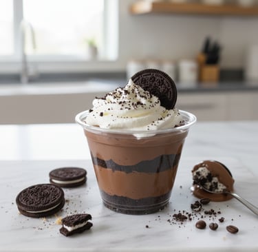 Mousse de chocolate con Oreo 