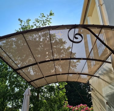 réalisation d'une pergolas sur mesure