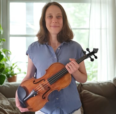 Becca Gaspari, violin teacher and owner of Gaspari Violin Studio
