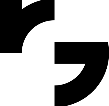 Abstract black geometric shape symbolizing Algoria Factory's structured compliance architecture