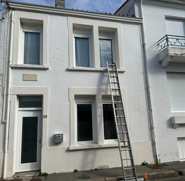 Intervention pour un ravalement de façade