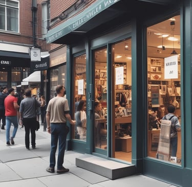 photo of white staircase