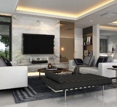 İç mimarlık nedir? Bir iç mimarın tasarladığı estetik bir villa oturma odası