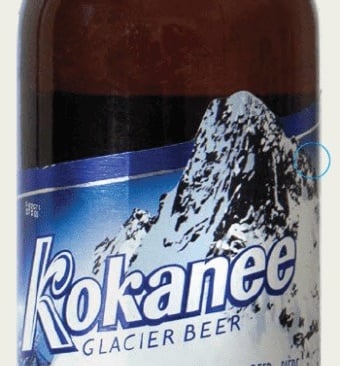 Kokanee Beer bottle label
