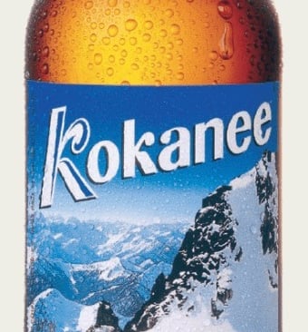 Kokanee Beer bottle and label