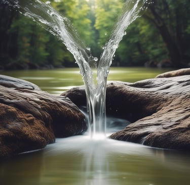 A serene sunrise over a calm lake symbolizing new beginnings and peaceful transformation.